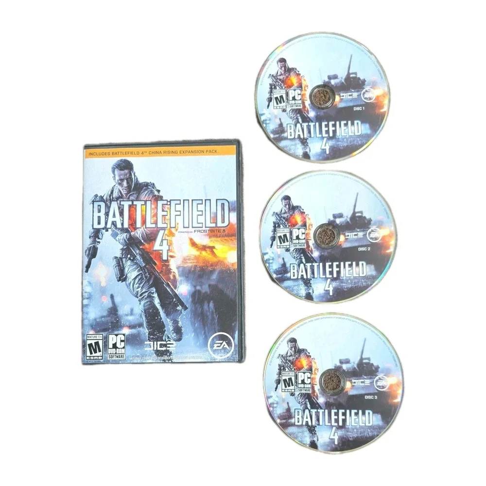 Battlefield 4 Plus China Rising Expansion Pack PC DVD-ROM NEW In one Package